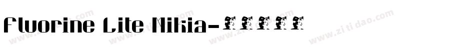 Fluorine Lite Mikia字体转换